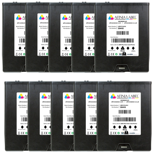Afinia L801 plus Schwarz Tintenkartuschen 10er Set